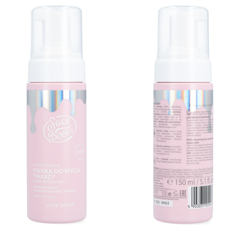 Face Boom Oczyszczająca pianka do mycia twarzy 150 ml Face Boom