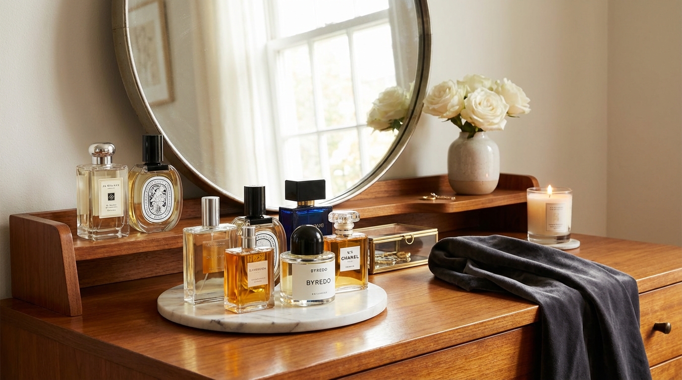 Jak zbudować domową garderobę zapachową? Ile flakonów naprawdę potrzebujesz